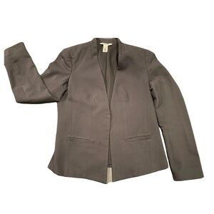 White House Black Market Dark Black Blazer Y2K Business Casual